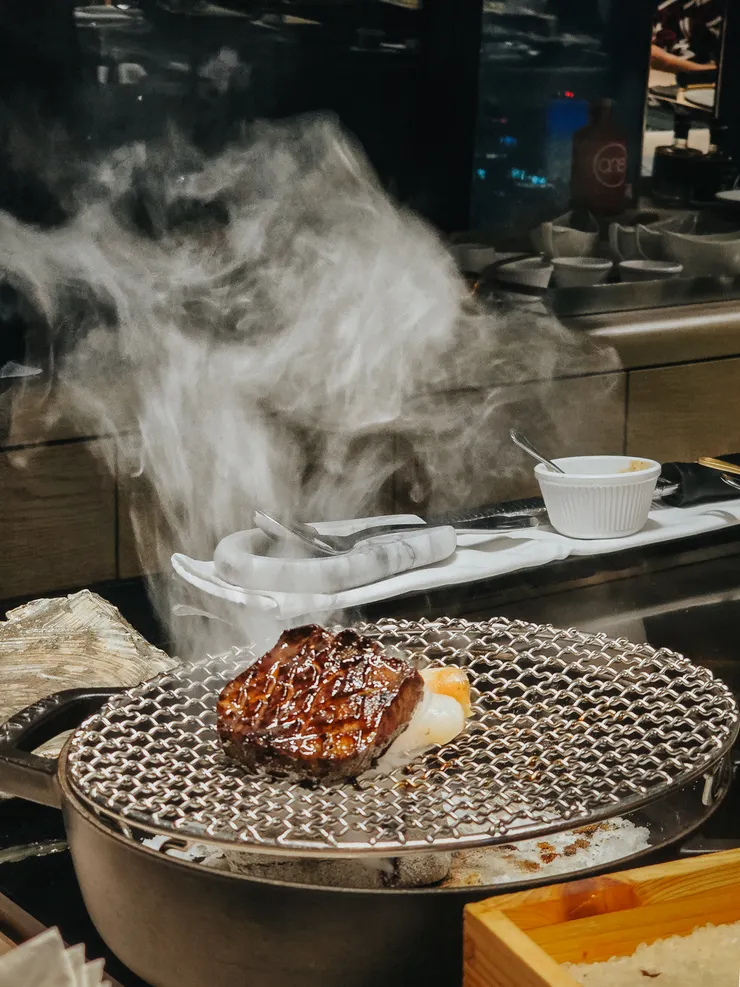 Ukai鐵板燒料理 碳烤澳洲牛舌