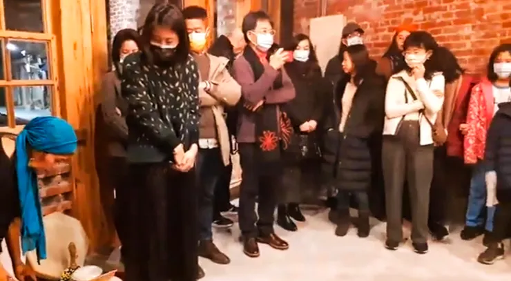 受邀參與老宅跨年祈福儀式的賓客 梵靈乾坤工作室提供