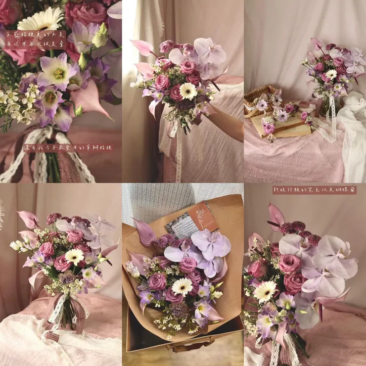 幸好花藝設計師有替我的捧花多拍幾張讓我紀念