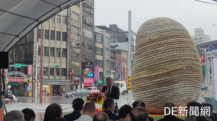 台灣港務公司董事長李賢義致詞。(記者曾金萬/攝)