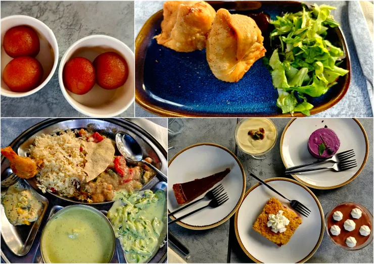 【在Radhadesh的Prasada晚餐】