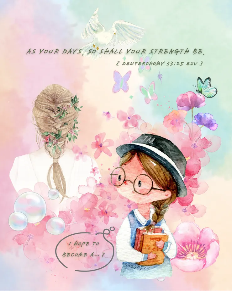 你的日子如何，你的力量也必如何《申命記33:25》。(圖片以Canva  App製作) 