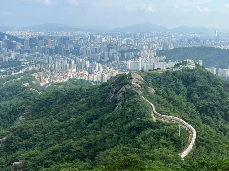 仁王山登頂風景