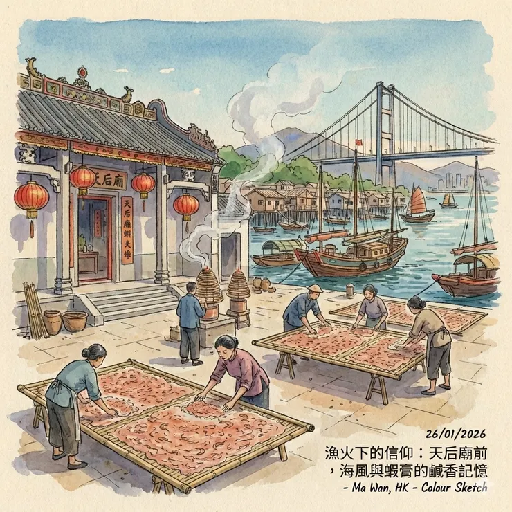 天后古廟 | 蝦膏曬場