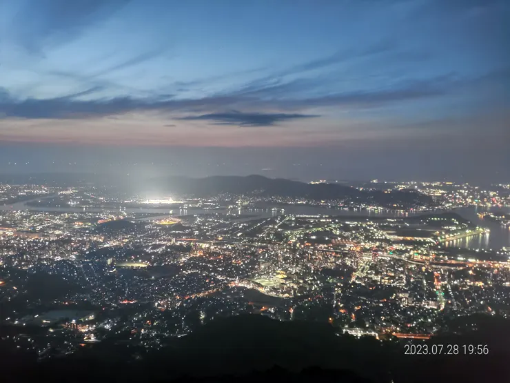 皿倉山夜景