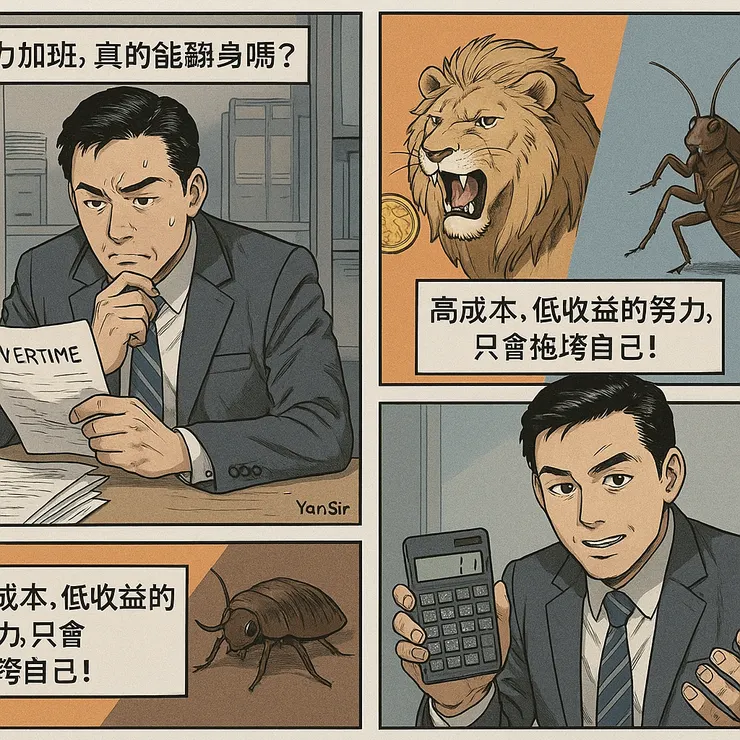 獅子或是蟑螂的生存策略