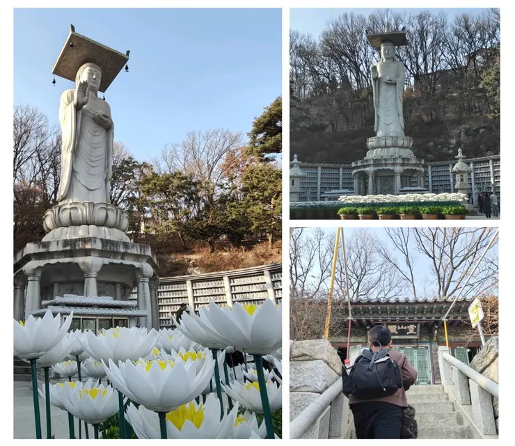 奉恩寺佔地寬廣，最裡面是一尊大佛像