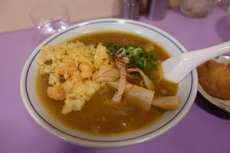 天ぷらカレー中華