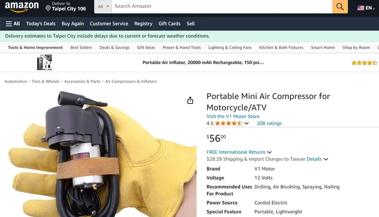 Air Moto 迷你空壓機