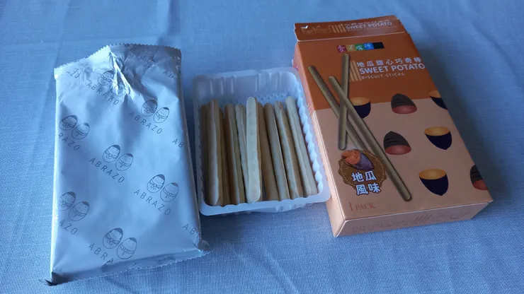 地瓜甜心巧奇棒很美味!