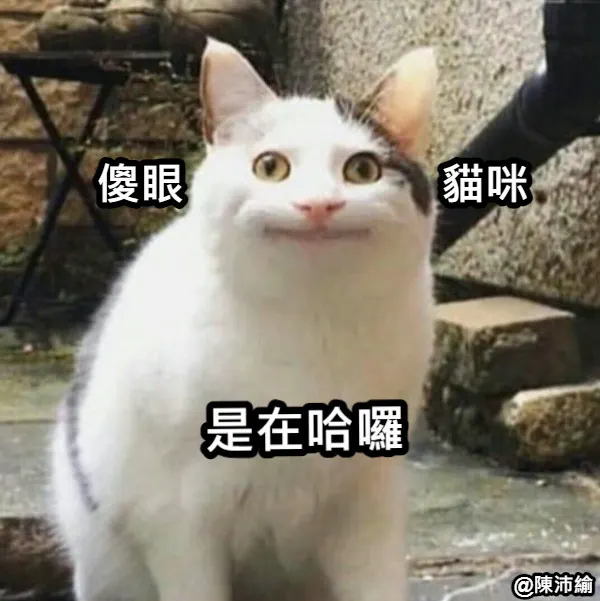 尷尬不失禮貌的微笑