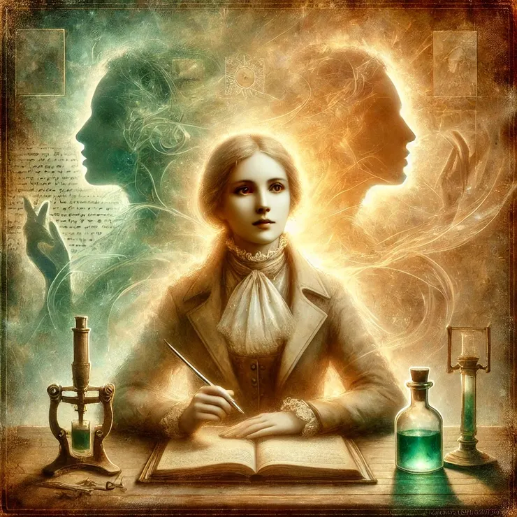 Jane placed her fingertips lightly on the canvas. The colors — amber and green — stirred a strange resonance, like the quiet hum of an old phonograph.