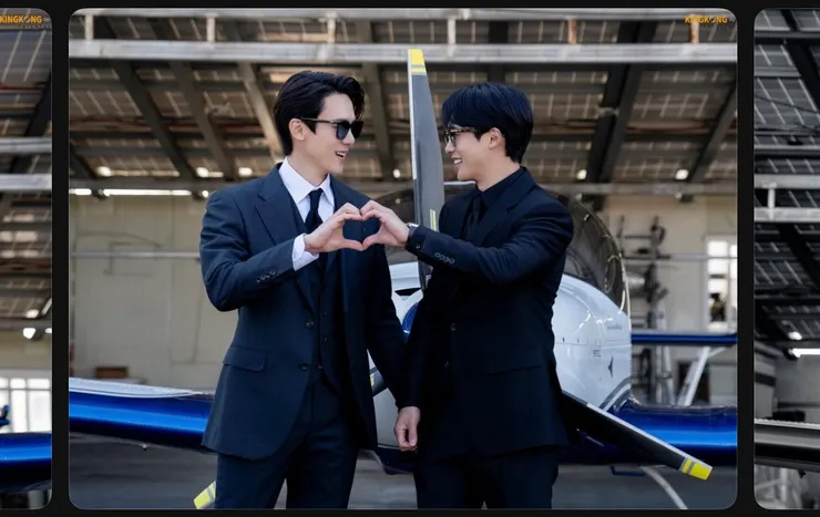 大白與小白。歡樂的花絮照XD