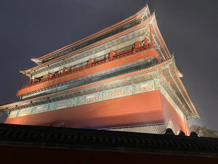 ▲北京鼓樓一景