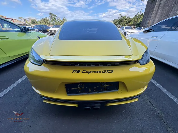 韓規 2019 Porsche 718 Cayman GTS 2.5 到港拆櫃紀錄