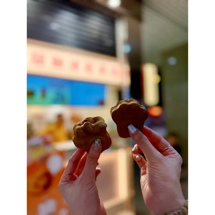 點了巧克力口味跟起司口味