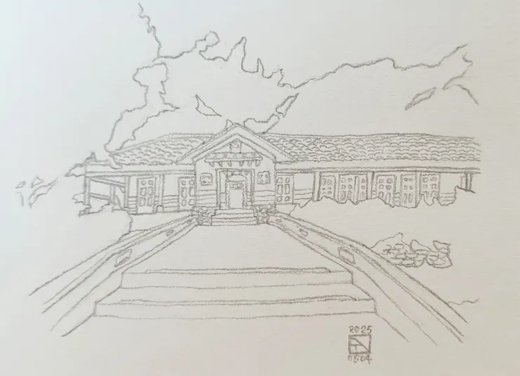 前衛戍醫院北投分院-向陽心苑 線稿