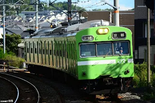奈良線的103系電車只剩下兩列運行