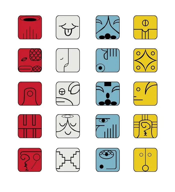 圖片來源：美好Maya ，工作室有出版以馬雅曆為基底的卡牌