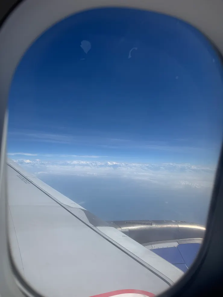 飛機上看到的喜馬拉雅山脈