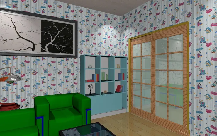 來到另一個房間--書房。