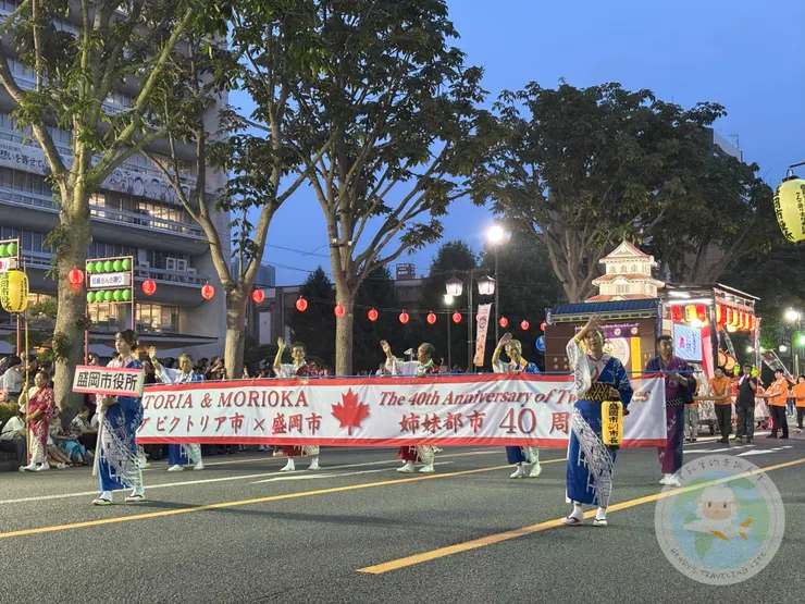 維多利亞市與盛岡市有締結友好城市