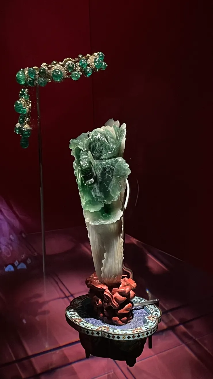 見過不知幾次的翠玉白菜