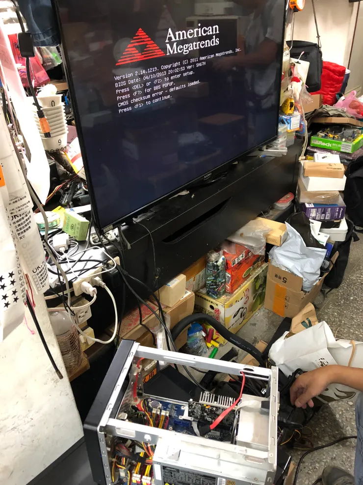 接上顯卡再來一次