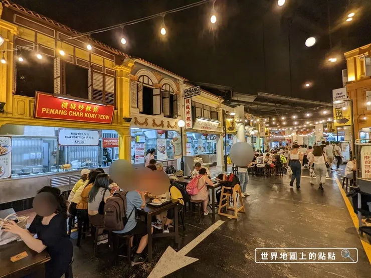 馬來西亞美食街內部樣貌