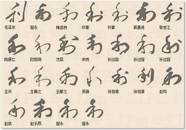 平假名「り」的字源是「利」。