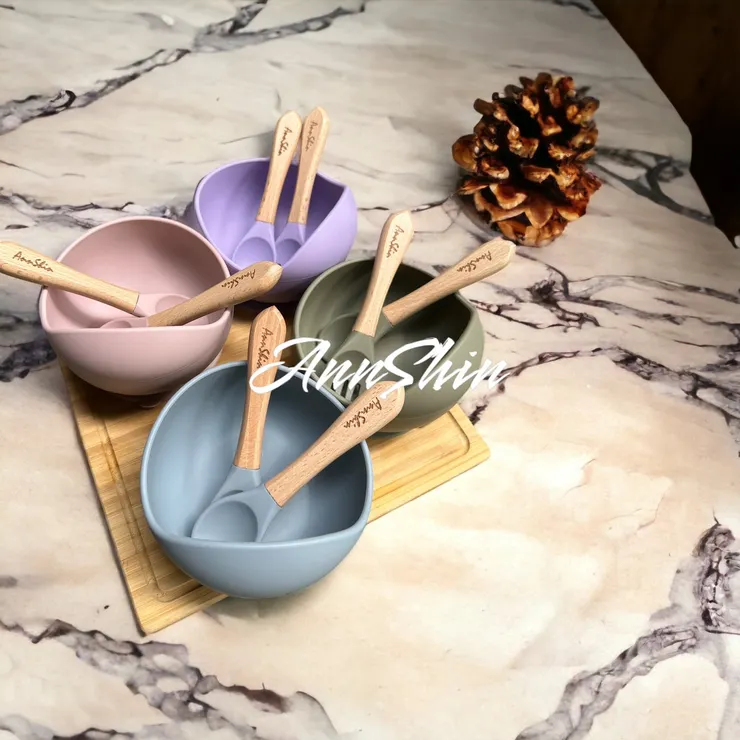 來源：朋友賣場AnnShin Shop-嬰兒矽膠蝸牛碗組