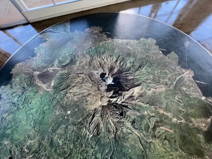 地圖俯瞰櫻島角度