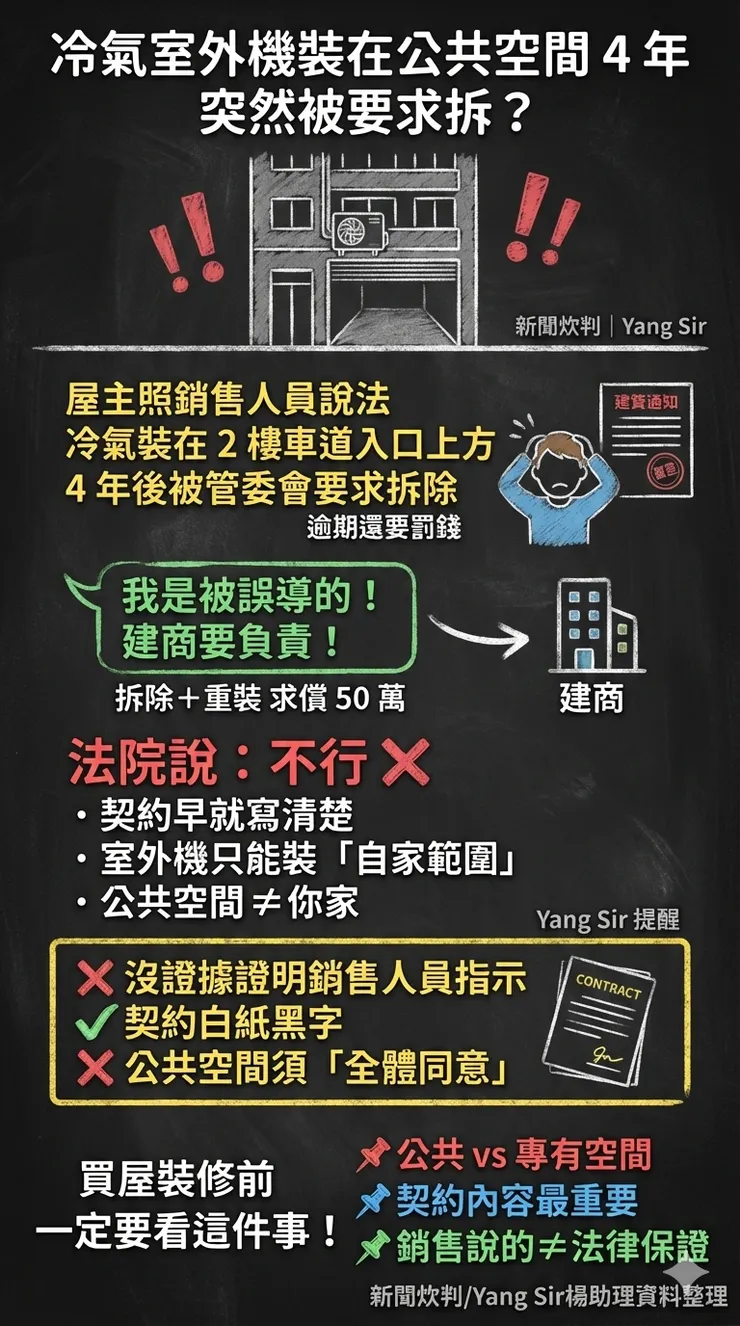 冷氣室外機的裝置位置並非想裝在哪裡就在哪裡
