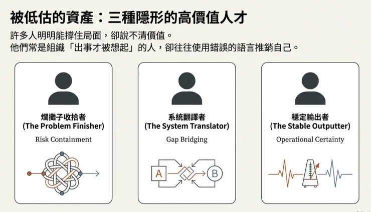被低估的資產:三種隱形的高價值人才