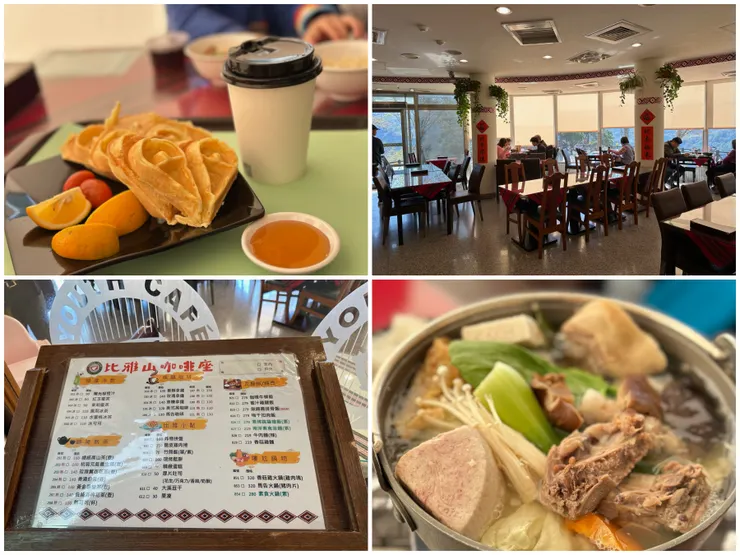 怕冷的也可以坐室內,推薦小火鍋,料多實在很好吃