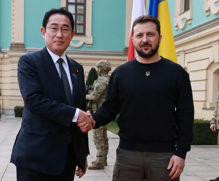日本首相岸田文雄閃電訪問烏克蘭〈網路新聞〉