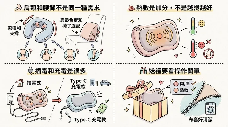 直接抄作業！老爸的 2026 按摩枕避坑快選單