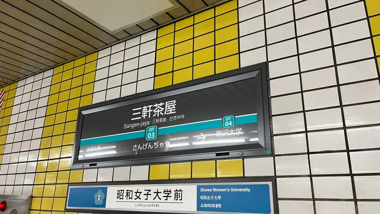 田園都市線代表色為綠色。