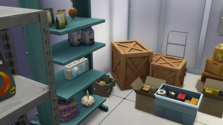 理貨真的很辛苦，又要開箱又要上架，搬搬抬抬。