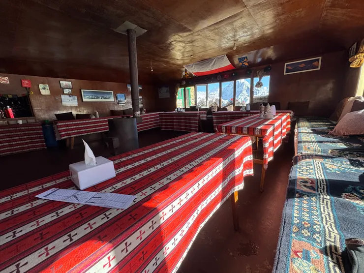 Tea house的餐廳是最佳社交場所，可惜這趟沒什麼社交機會。