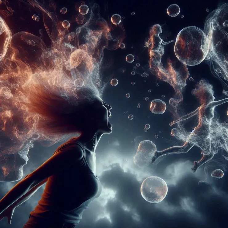 產後精神病是罕見的嚴重的精神病狀態。(圖片:AI 生成)