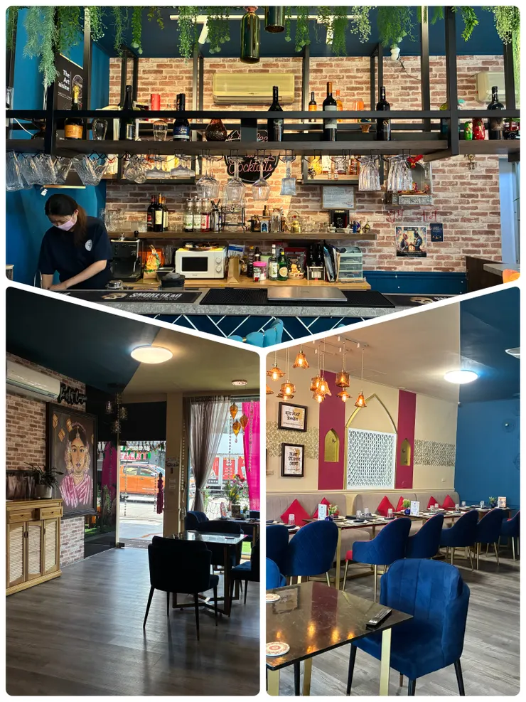 店內也有漂亮的吧台