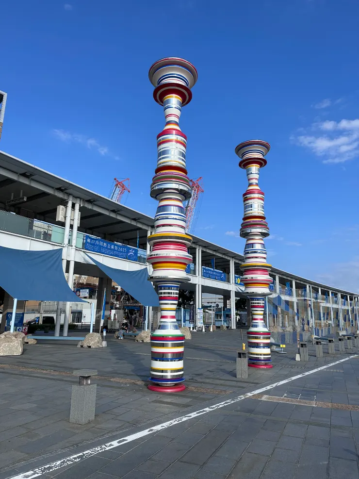 高松港的裝置藝術，這一個也是藝術祭裡的一個打卡點。