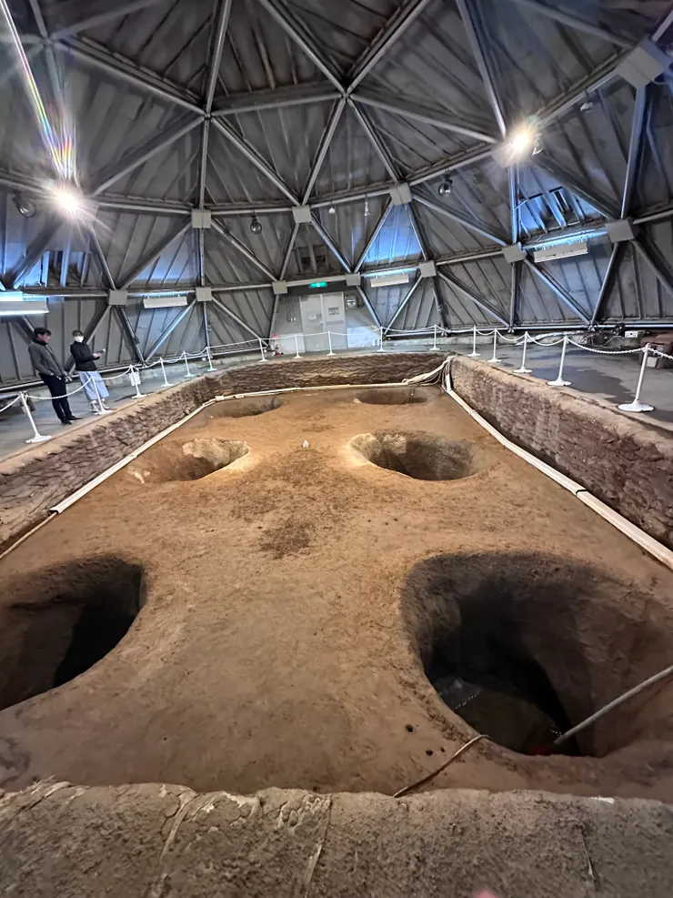 真正的遺跡，都用恆溫恆濕保護起來