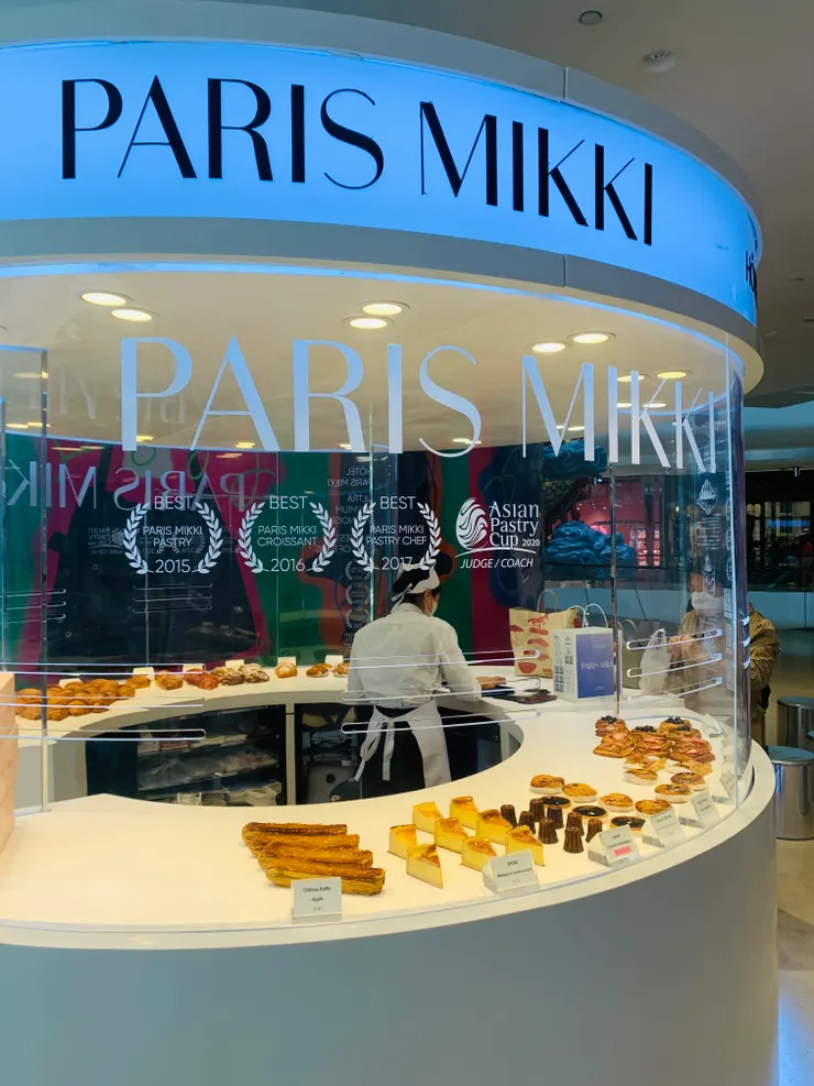 這個可頌好吃,在Central Embassy的3樓的樣子