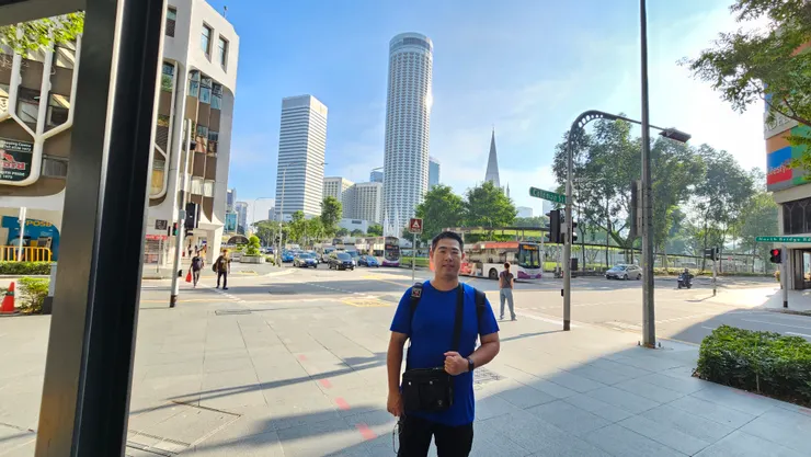 一大清早的新加坡美景!我正準備去覓食早餐!