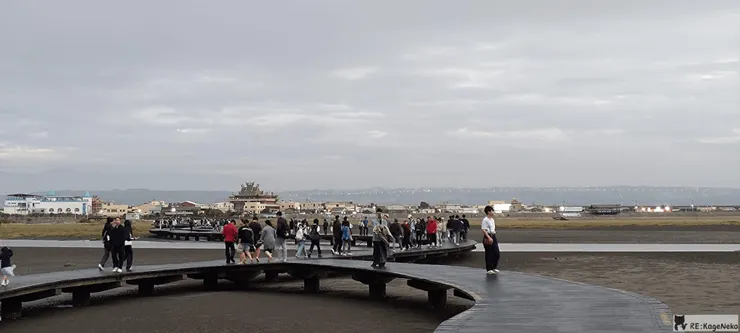 高美濕地木棧道