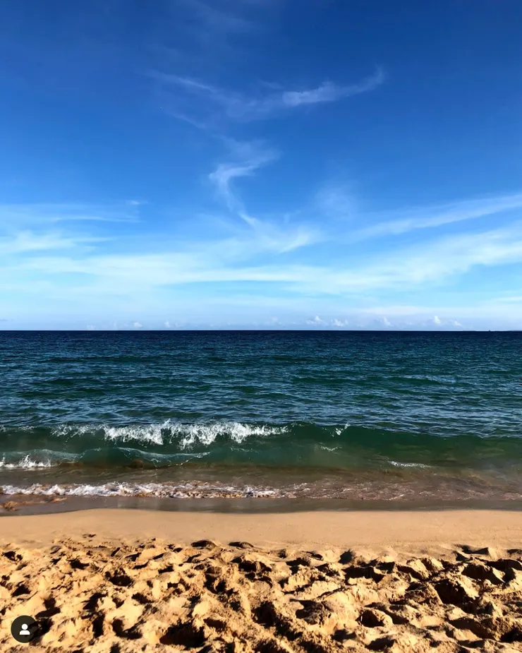 山水沙灘 - 層層顏色像油畫