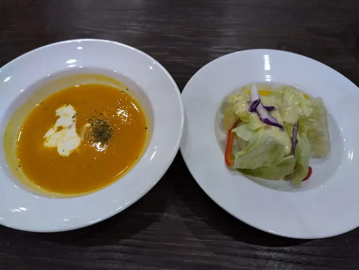 濃湯 & 沙拉