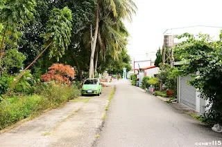 舊台東線主線跡，路底是賓朗國小(往台東方向拍)